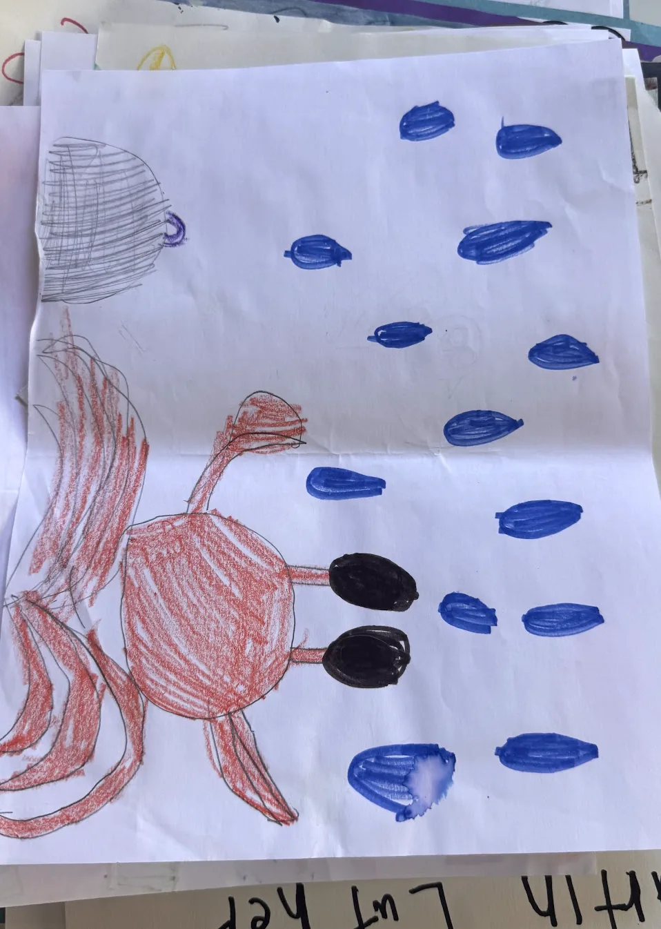 Crab and Fish — before Magic Cleanup