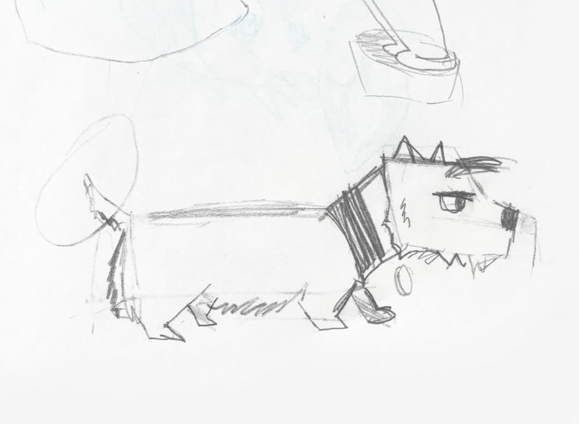 Sketchy Pup
